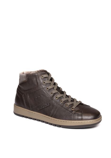 Dark brown leather sneaker NERO GIARDINI | 400440OSAKA-300